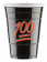 100 EMOJI - Vasos Negros - BLACK CUPS (50 vasos) 