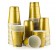 Vasos Oro - Gold Party Cups (25 vasos)