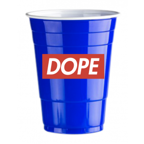 DOPE DESIGN - BLUE CUPS (50 Vasos) Limited Edition