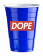 DOPE DESIGN - BLUE CUPS (50 Cups) Limited Edition