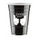 DOPE SHIT - BLACK CUPS (50 Cups) Limited Edition