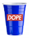 DOPE DESIGN - BLUE CUPS (50 cups) Limited Edition