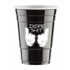 DOPE SHIT - BLACK CUPS (50 Cups) Limited Edition