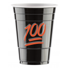 100 EMOJI - BLACK CUPS (50 cups) Limited Edition