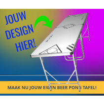 Beer Pong Tafel maken - Small (120cm)