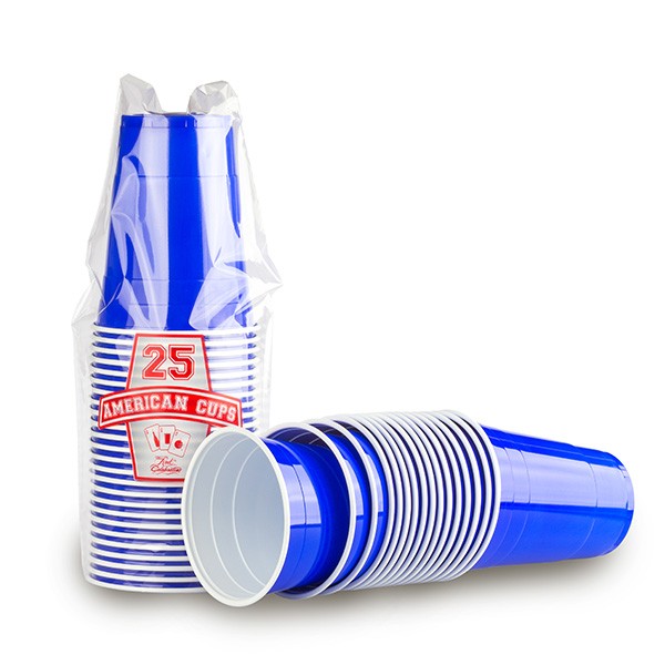 Blue American Cups