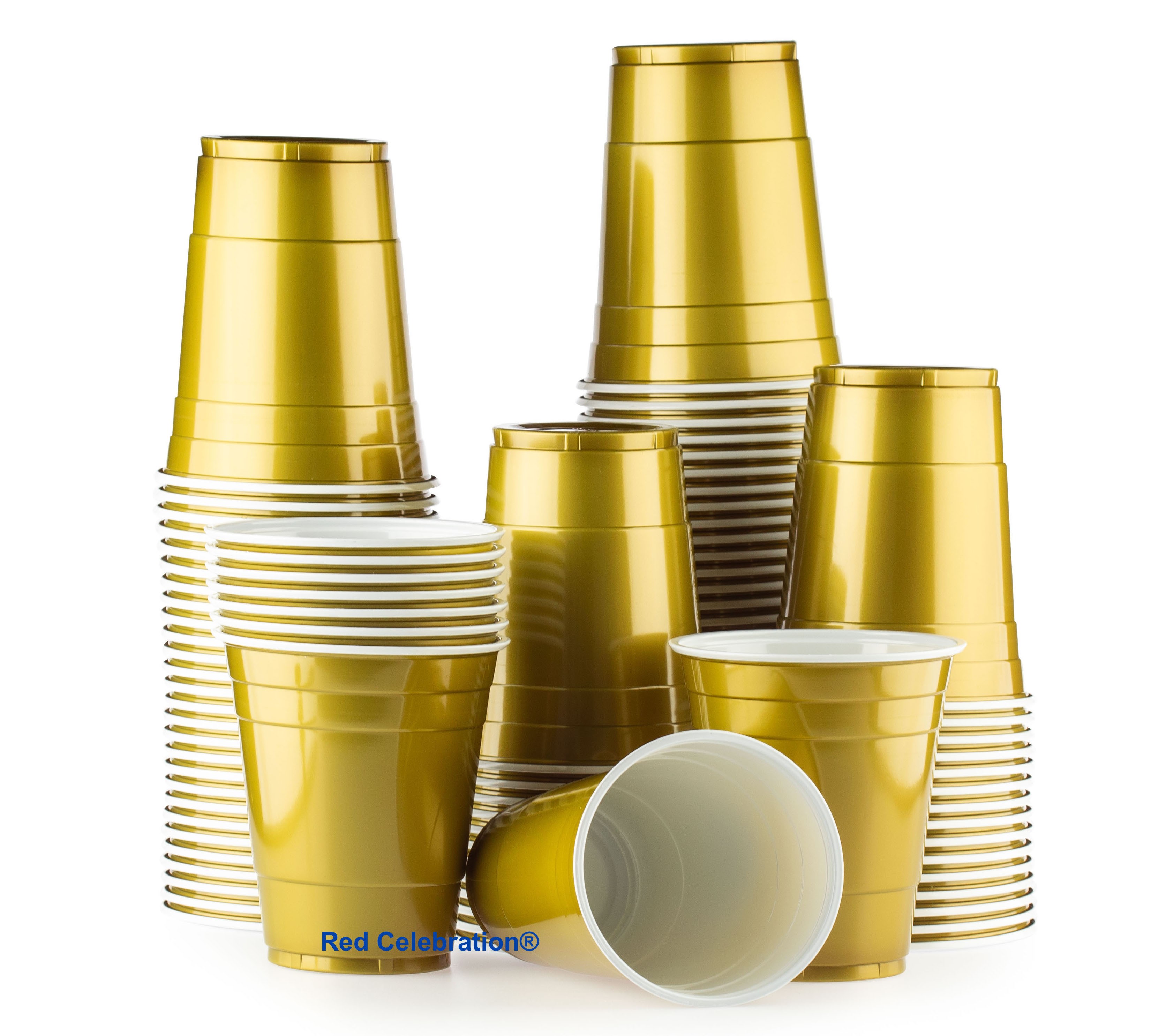 american gold party cups